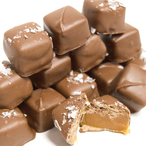 Caramels Milk Chocolate Regular/Sea Salt Betty Jane Candies