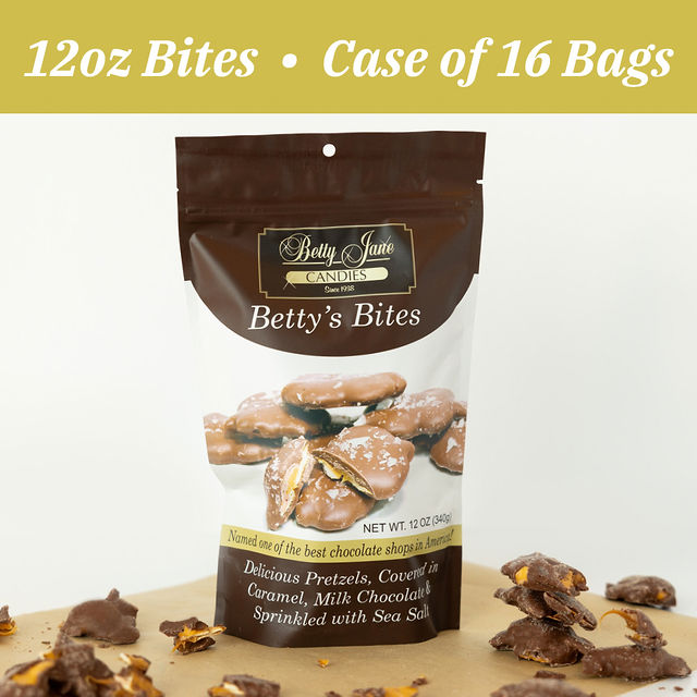 12 oz Betty's Bites Case of 16 Bags & FREE SHIPPING! ($0.73/oz) Save 20%!