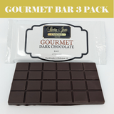 Gourmet Dark Chocolate Bar - 3 Pack