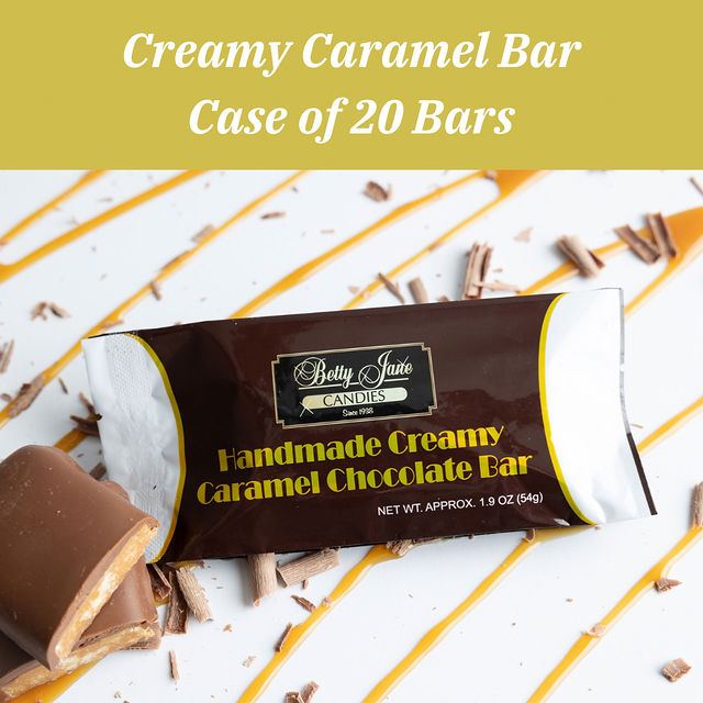 Creamy Caramel Chocolate Bars - 20 Bars & FREE SHIPPING! ($2.84/bar) Save 5%!
