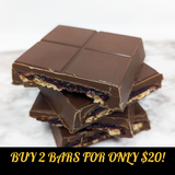 Milk Chocolate Blueberry Pie Bars! 2 Bars for Only $20!