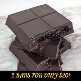 Dark Chocolate Grape Escape Bars! 2 Bars for Only $20!