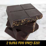 Dark Chocolate Crunchy Biscoff Bars! 2 Bars for Only $20!