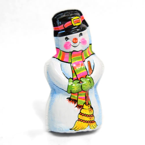 Foiled Milk Chocolate Snowman 1 1/2 oz