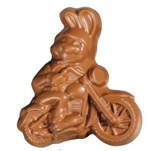Bunny Motorcycle Milk Chocolate 4 oz