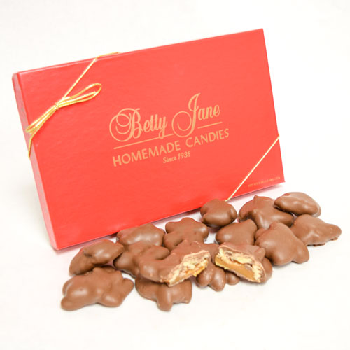 Milk Chocolate Gremlin Red Box w/Gold Print 8 oz