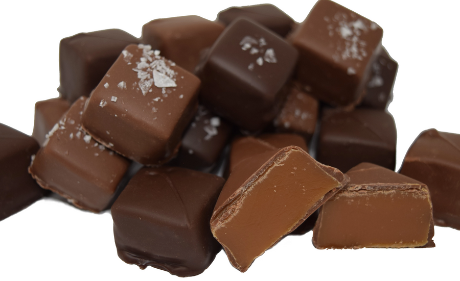 Caramels Original/Sea Salt Milk & Dark Chocolate 1 lb