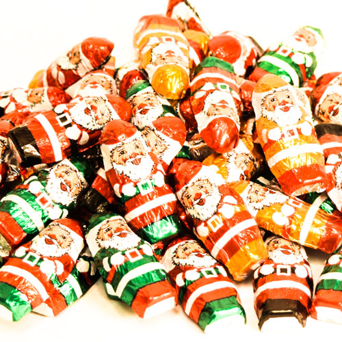 Foiled Milk Chocolate Santa