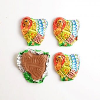 Foiled Milk Chocolate Turkey 3/8 oz