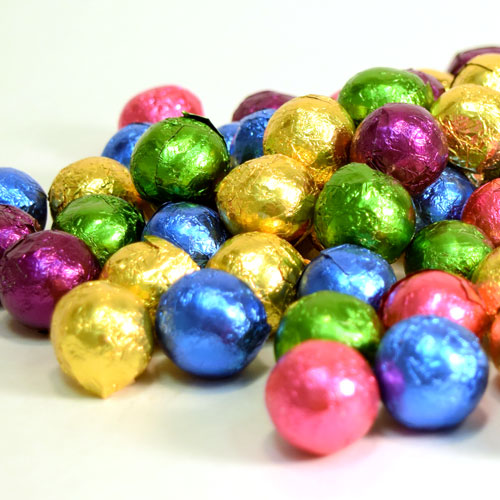 Dark Chocolate Foiled Mini Balls