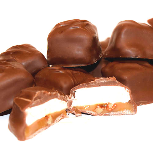 Marshmallow Pecan Milk Chocolate Caramels 1 lb