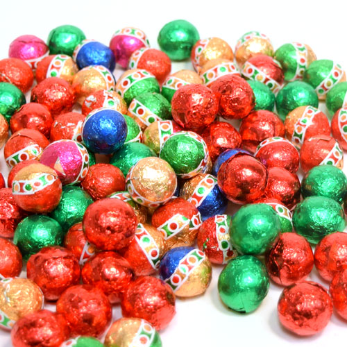 Solid Milk Chocolate Christmas Balls