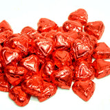 Solid Milk Chocolate Mini Red Hearts 12 oz